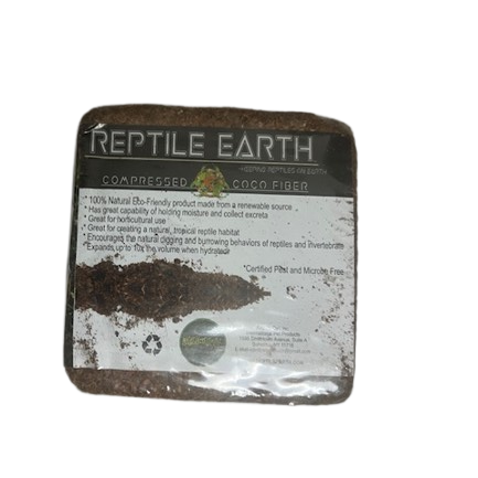 Reptile Earth Substrate Compressed Coco Mini-Brick SB650S