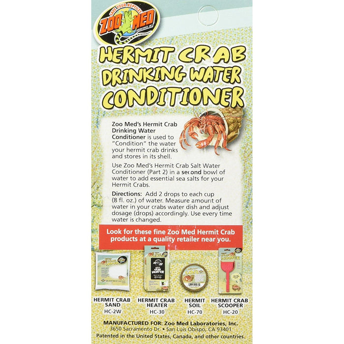 Zoo Med Hermit Crab Drinking Water Conditioner