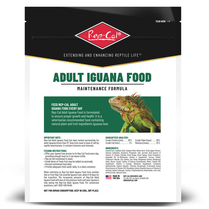 RepCal Iguana Food 2lb Adult BAG