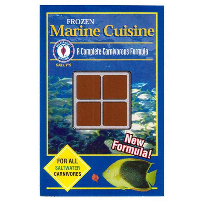 San Francisco Frozen Marine Cuisine Cubes 3.5oz STORE PICKUP ONLY:Jungle Bob's Reptile World