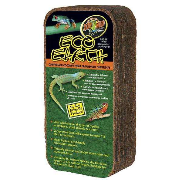 Zoo Med Eco Earth Coconut Fiber Substrate:Jungle Bob's Reptile World