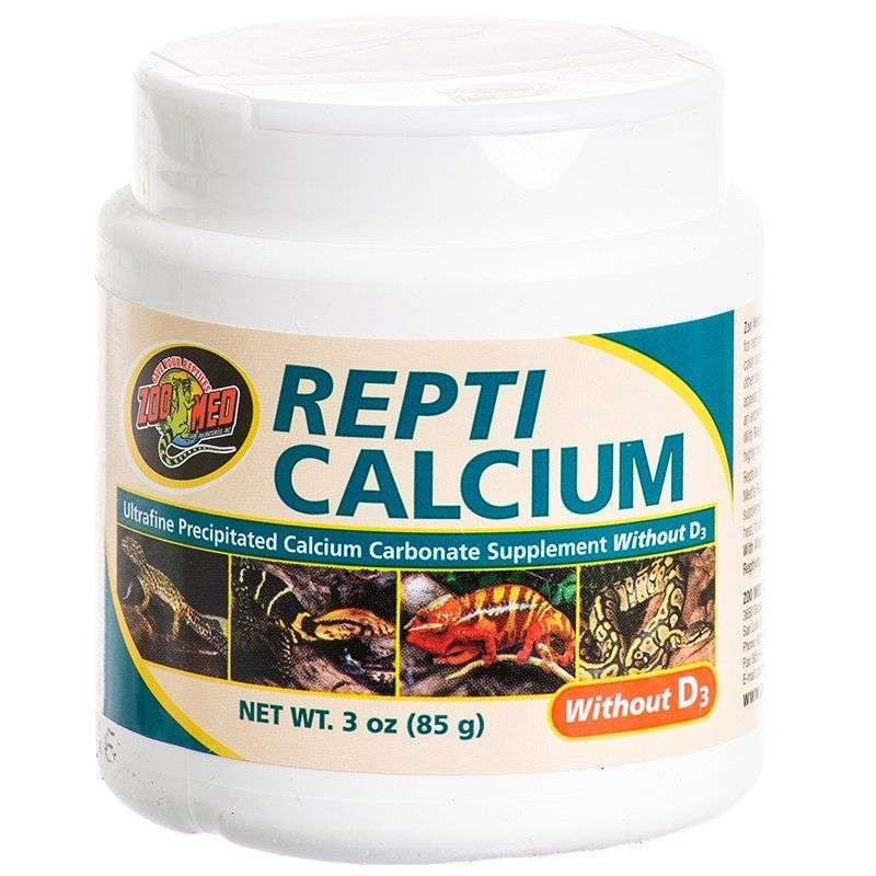 Zoo Med Repti Calcium w/out D3 Ultra Fine 3 oz.:Jungle Bob's Reptile World